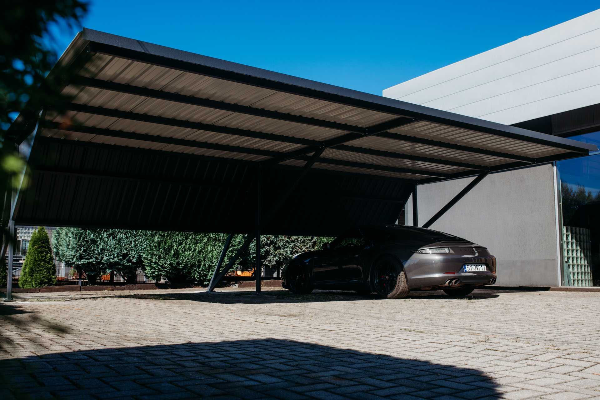 Wiata dwustanowiskowa 7m x 6m CARPORT