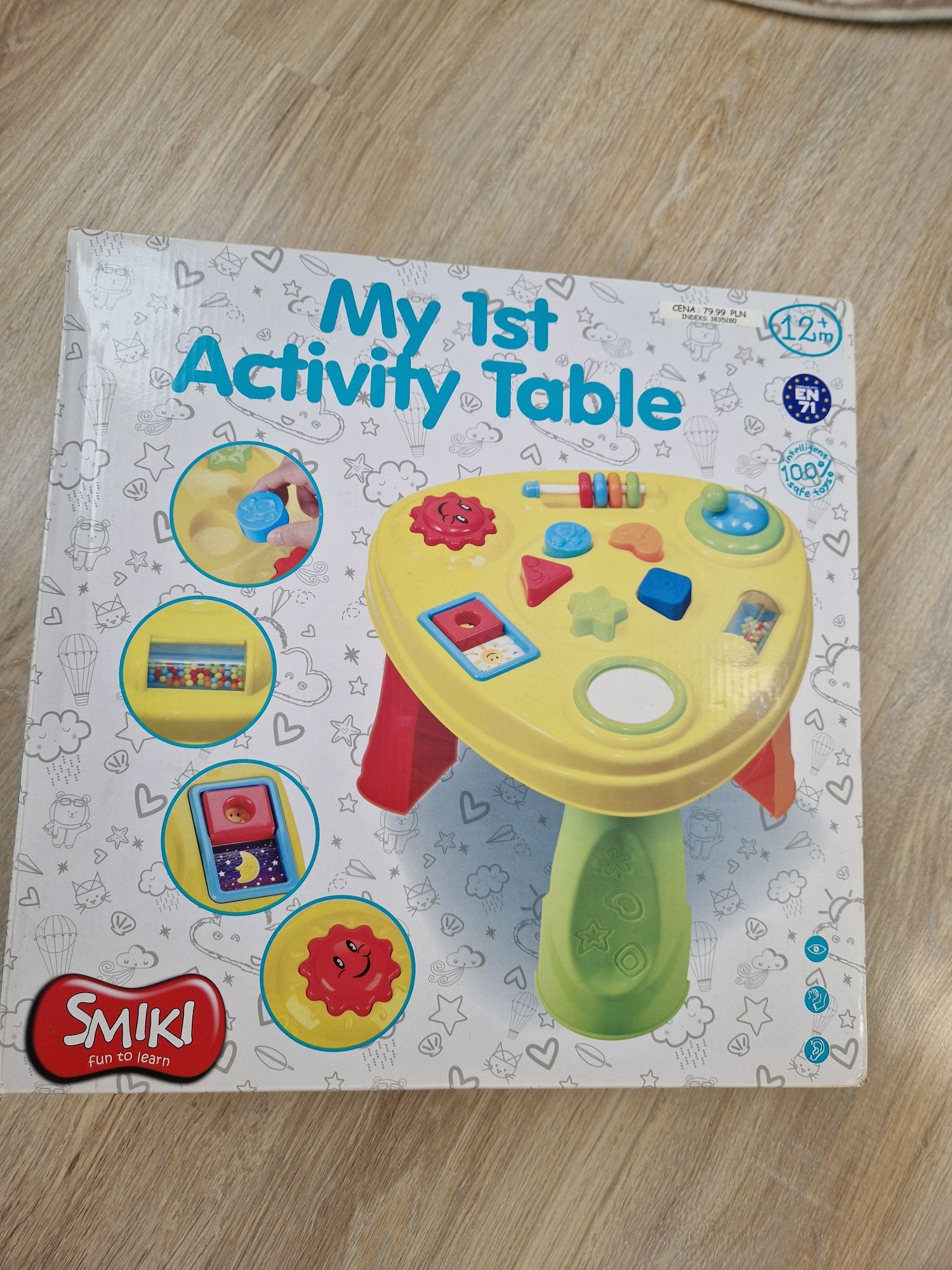 My first activity table stolik edukacyjny dla dzieci Smiki