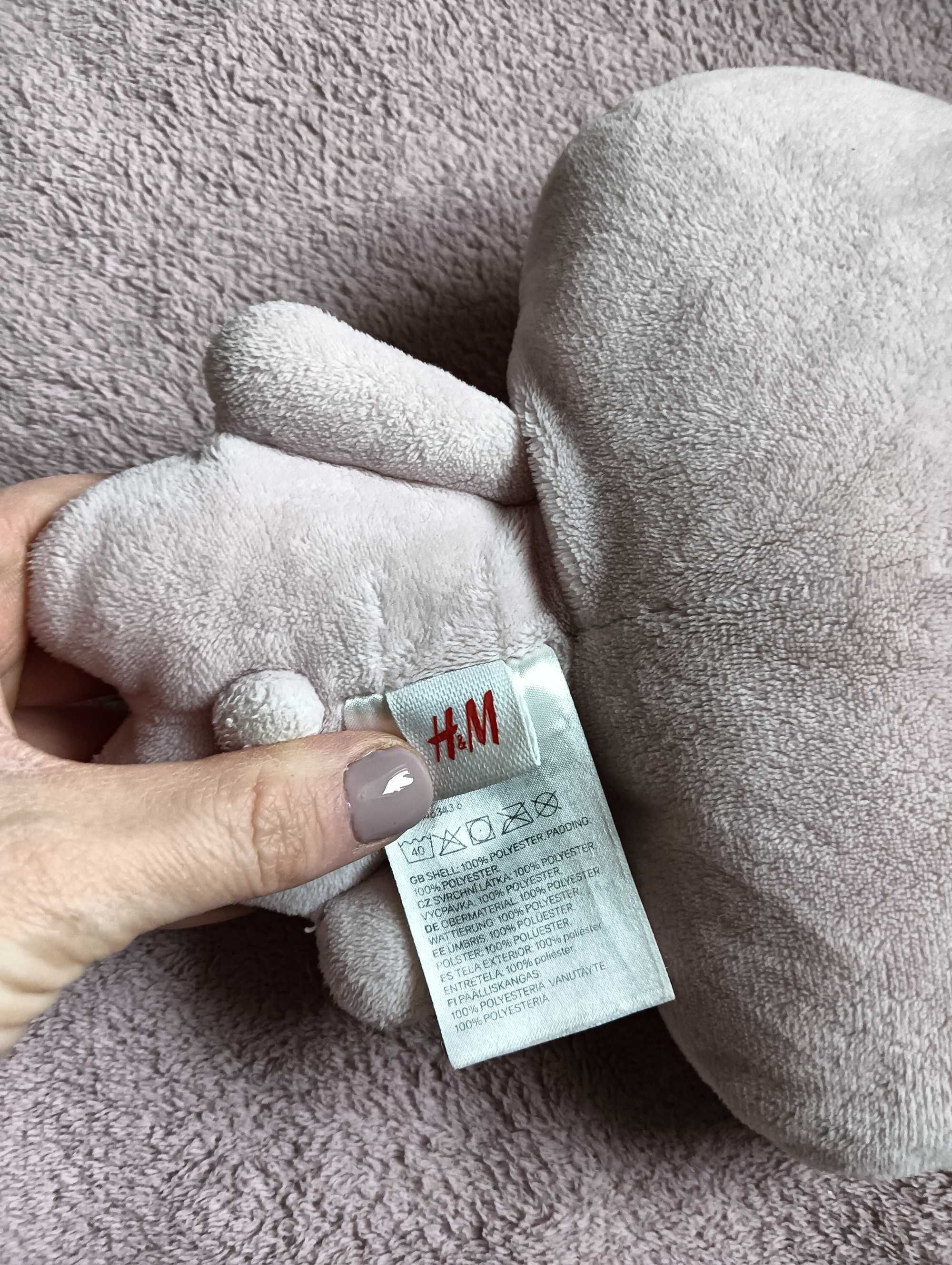 Miś królik H&M różowy