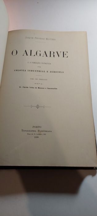 O Algarve - Joaquim Ferreira Moutinho (1890)