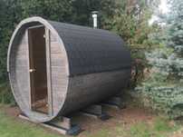 Sauna Fińska Ogrodowa 2,5 m x 2,2 m malowanie Led Raty Leasing