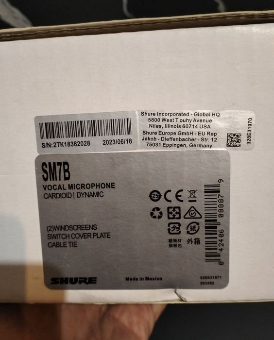 Microfone Shure SM7B