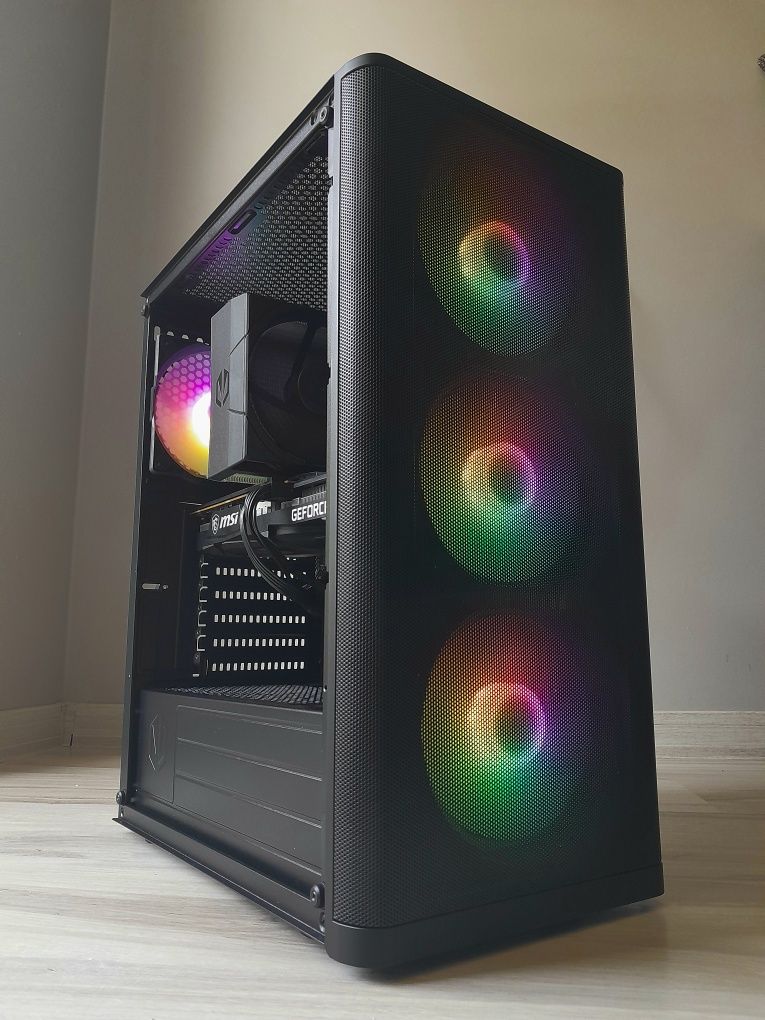 PC Gamingowy RTX 3060Ti Ryzen 5 1Tb SSD 16Gb RAM Komputer stacjonarny