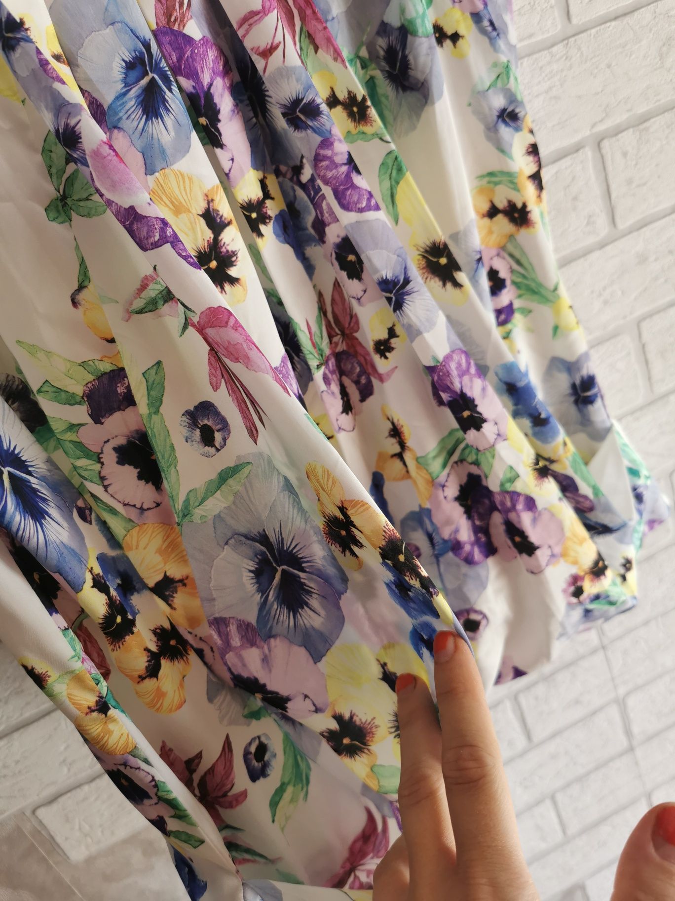 Śliczna bluzka w kwiaty r. 46 H&M