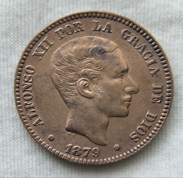 Іспанія, 10 сентимів 1879, Альфонсо XII, стан