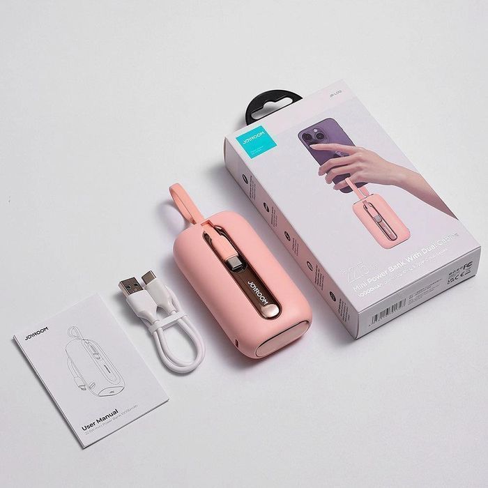 Joyroom mini powerbank 10000mAh Colorful Series 22.5W z 2 wbudowanymi