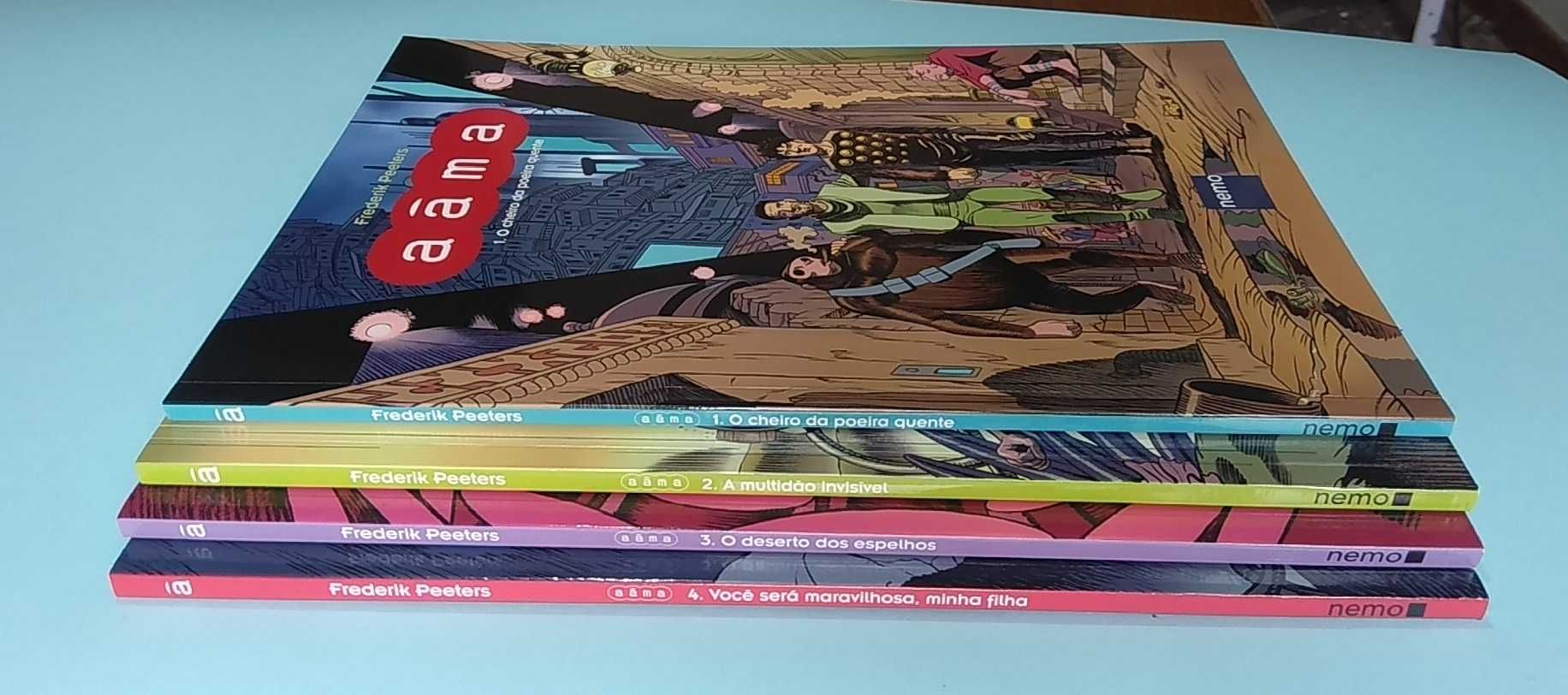 Frederik Peeters - AÂMA - Completa 4 volumes - Editora Nemo