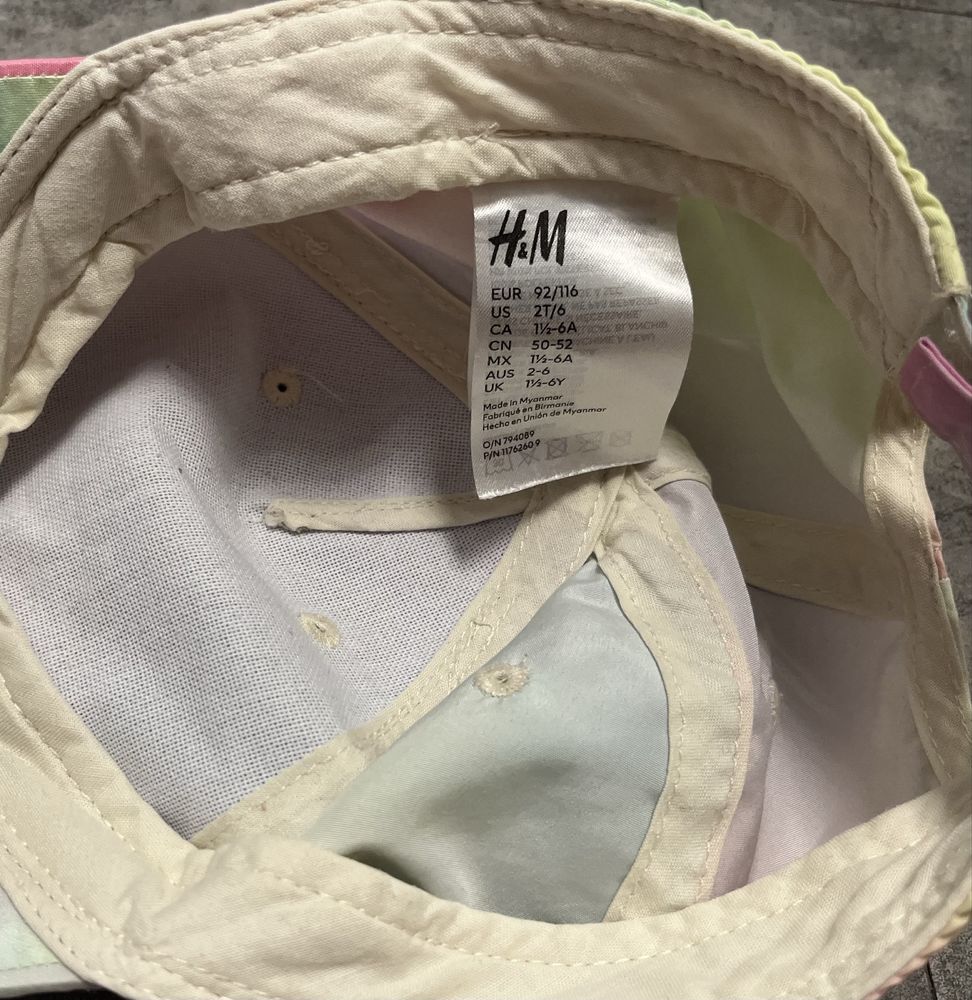 Czapka z daszkiem z aplikacjami w kształcie uszu H&M roz.92/116