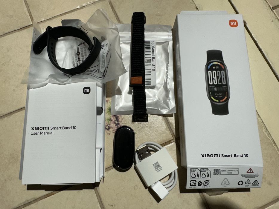 Xiaomi Smart Band 10, повний комплект + додатковий ремінець