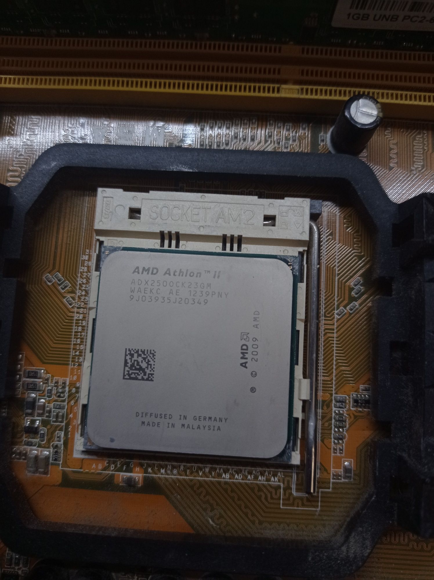 Материнская плата Asus M3S с процессором AMD Athlon II X2 250