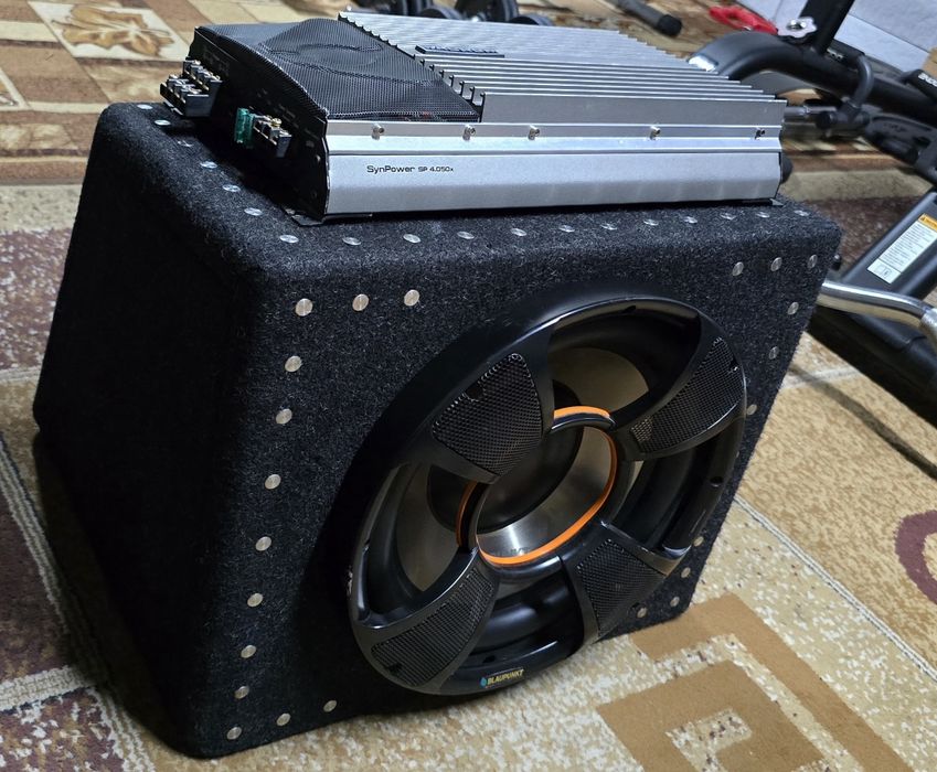 Subwoofer + amplificador macrom
