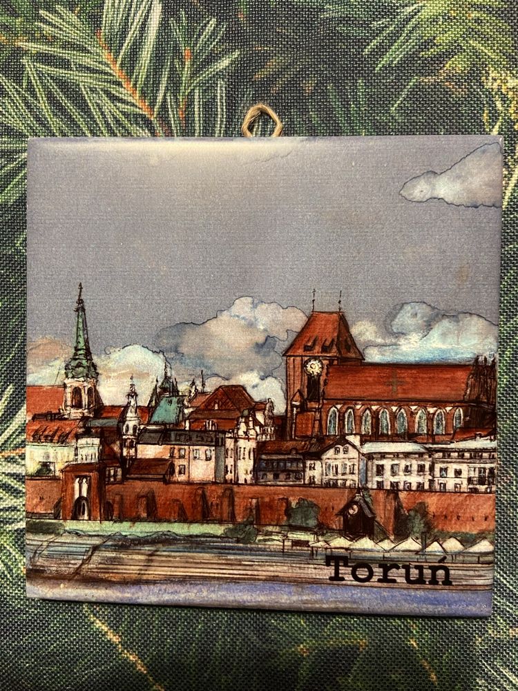 Kafelek ceramiczny 10,5 cm x 10,5 cm Toruń