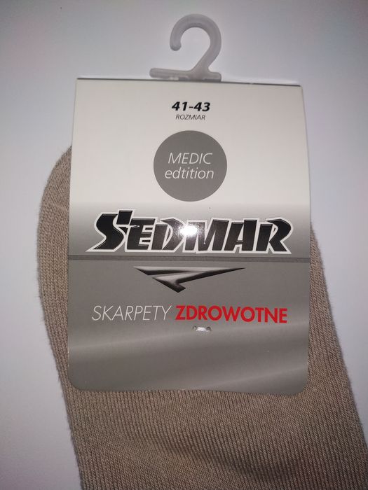 Skarpety zdrowotne medyczne Sedmar 41-43 10 szt.