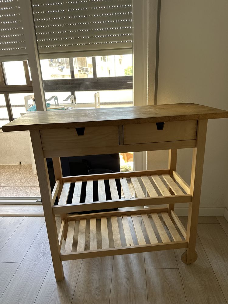 Carro de cozinha madeira IKEA