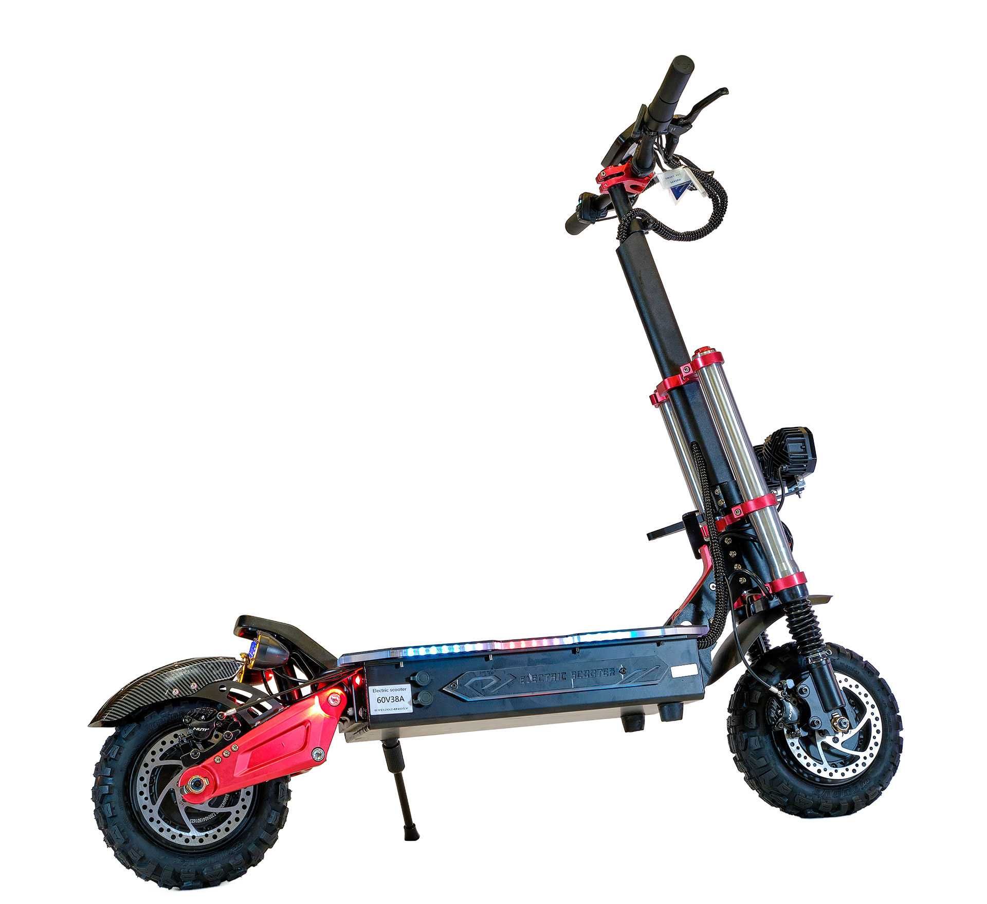 Электросамокат полноприводный Yoo Bee Explorer GT 6000W 38ah 11 дюймов