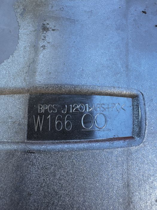 Накладка заднего бампера Mercedes W166 ML