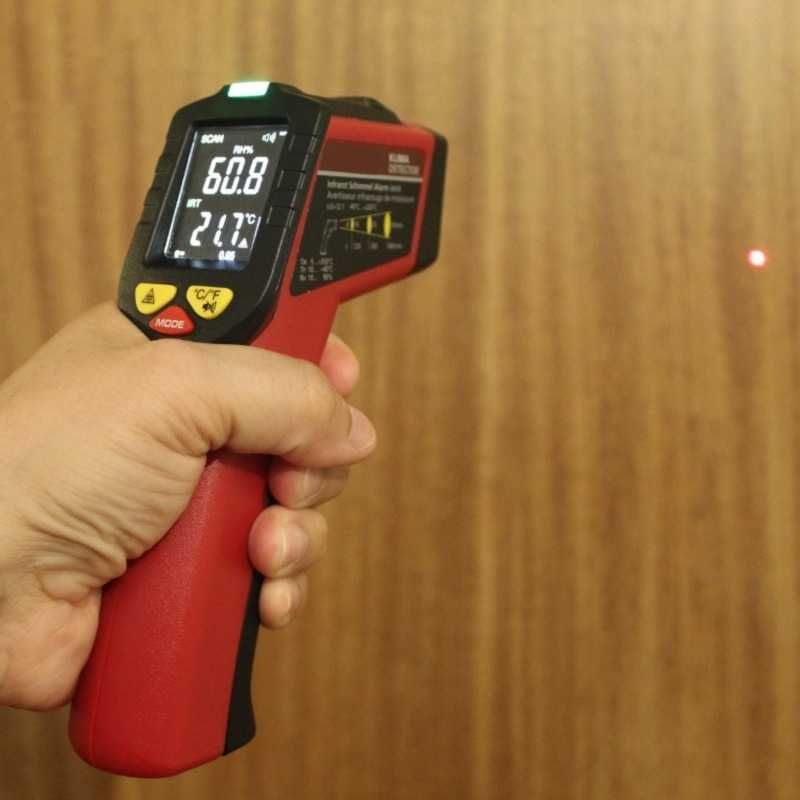 Termómetro pirómetro ponto de condensação infravermelhos bolor laser