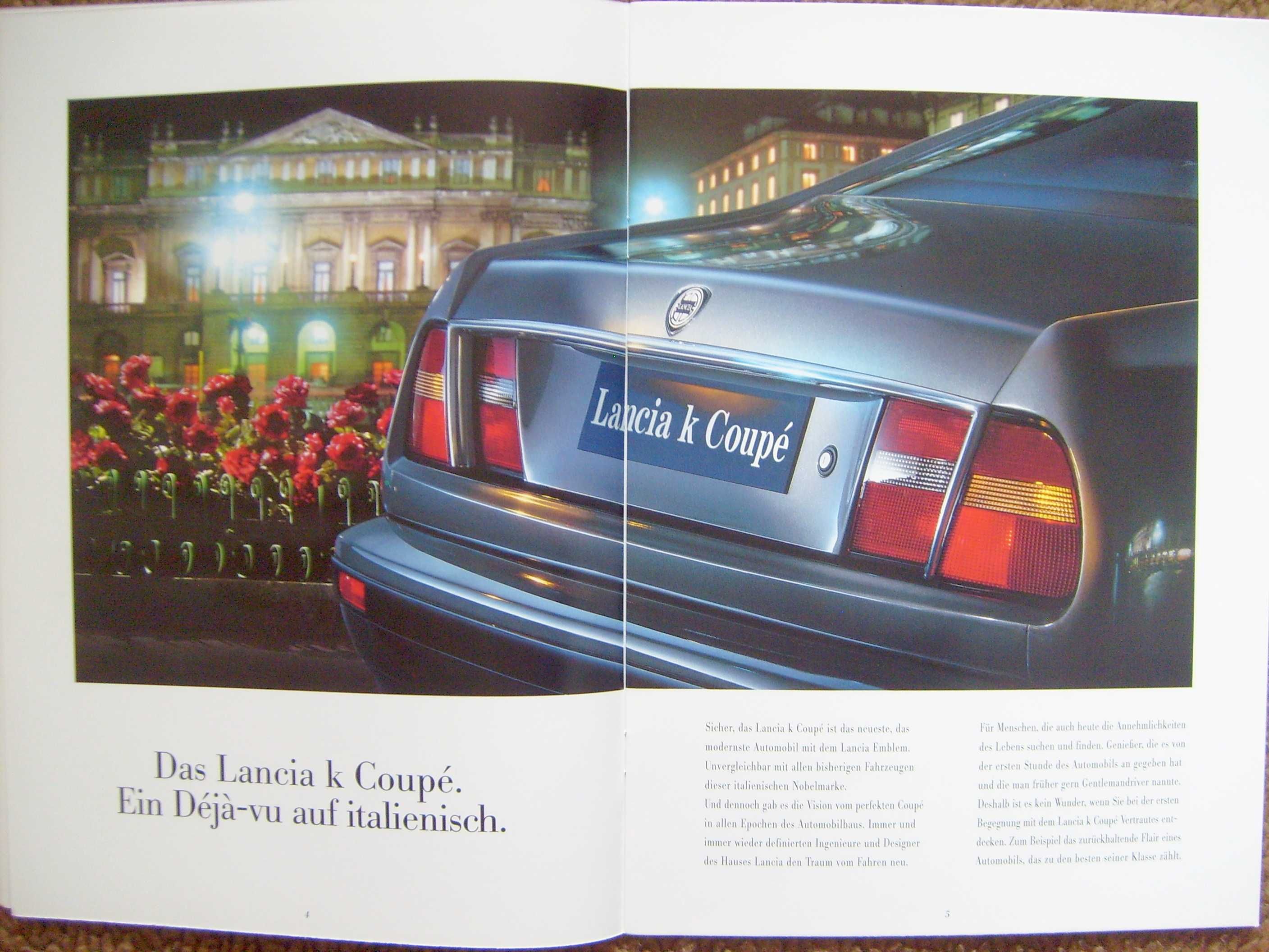 LANCIA Kappa Coupe 2.4 & 3.0 Automatic 1997 / prospekt 40 stron