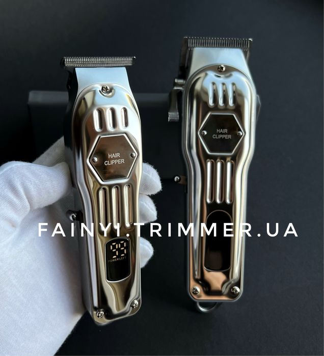 ‼️РОЗПРОДАЖ‼️Набір барбера 2в1 машинка стрижки голови бороди тример