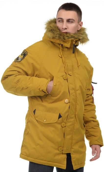 Куртка аляска Altitude Parka Alpha Industries Yellow