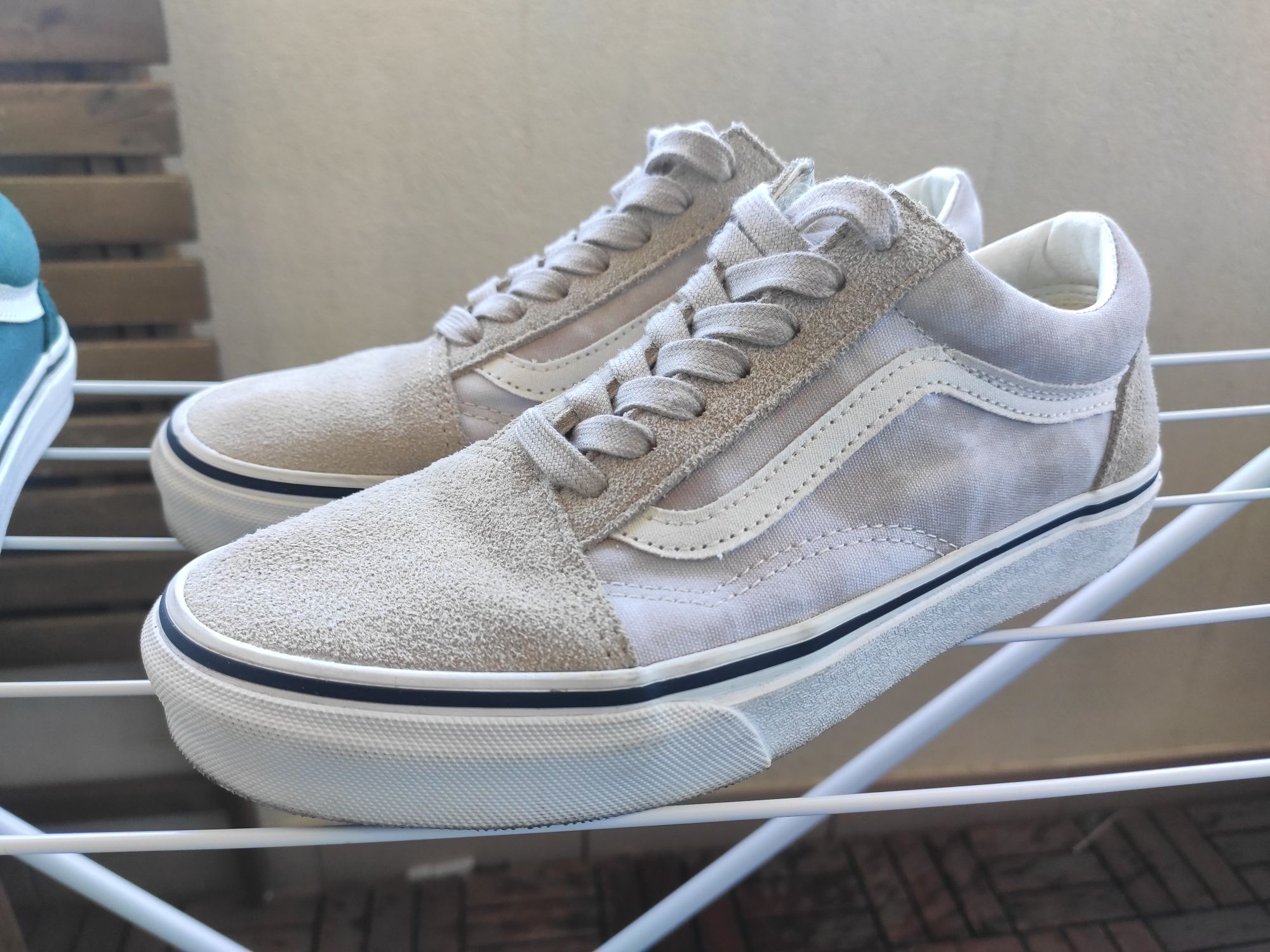 Vans Old Skool bege (malhado)-mulher