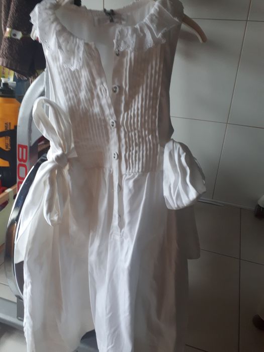 Vestido Laranjinha 6 anos com etiqueta