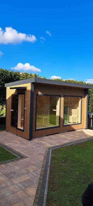 sauna ogrodowa modern