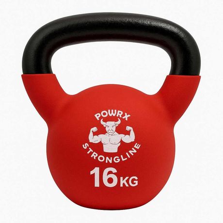 POWRX Kettlebell 16 kg - idealny do treningu siłowego i funkcjonalnego