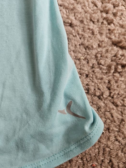 Sportowy damski top rozm. M turkus Decathlon Domyos