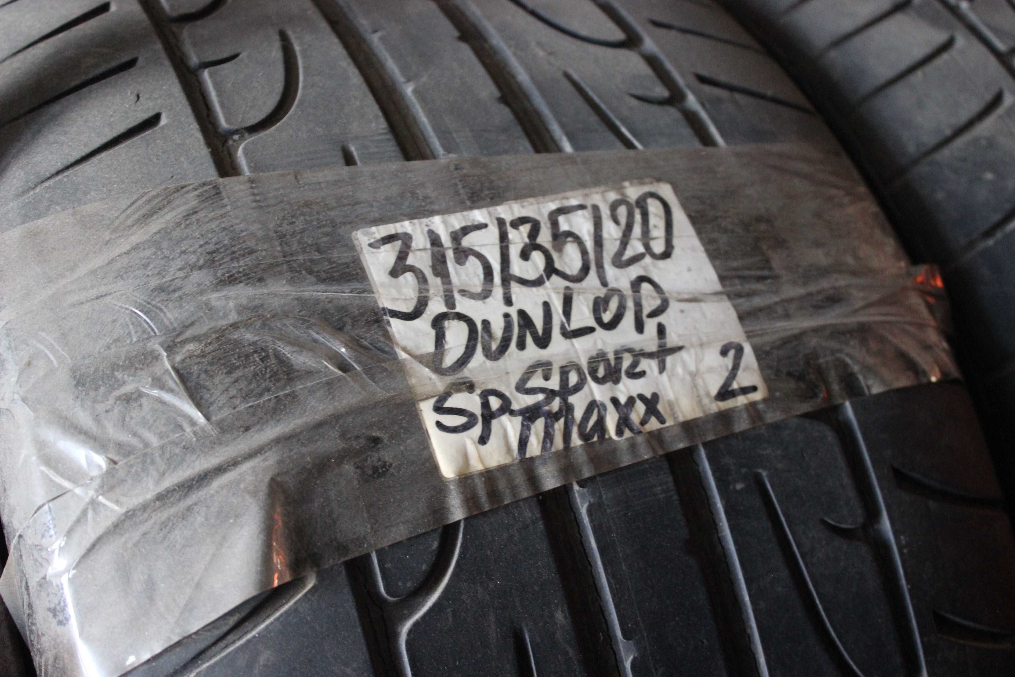 315-35-R20 DUNLOP SP SPORT MAXX 2 штуки пара летней резины GERMANY