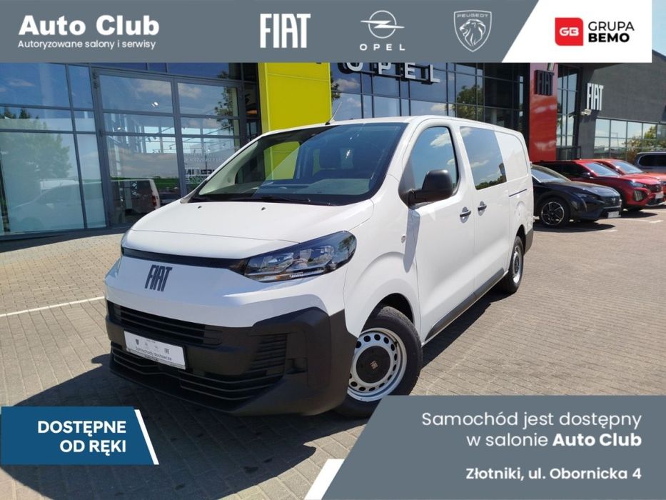 Fiat SCUDO  Furgon Brygadowy Maxi 2.0 MJ 144 KM MT6 auto demo., 4 lata gwarancji