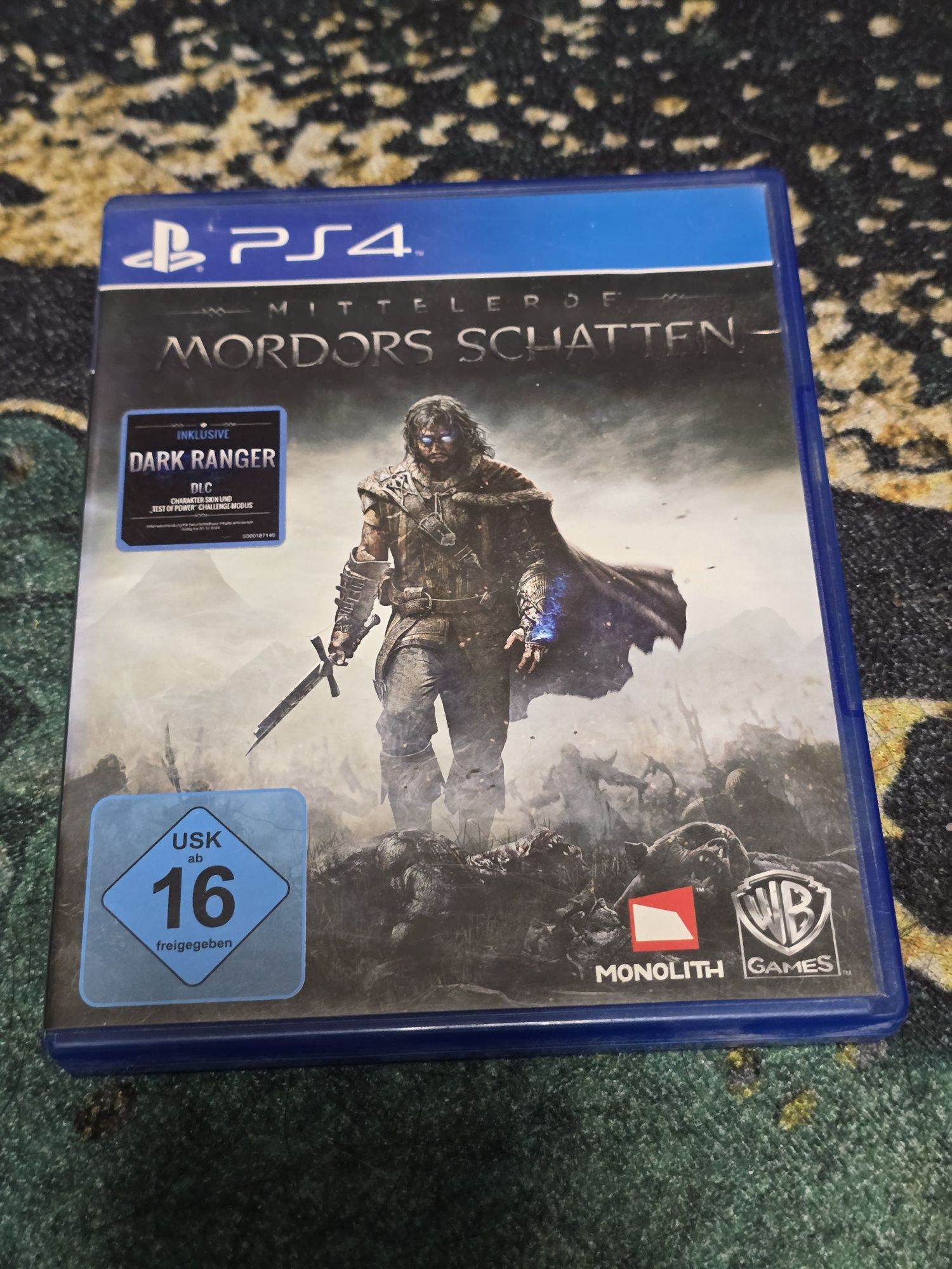 Middle earth Shadow of mordor ps4 PlayStation 4