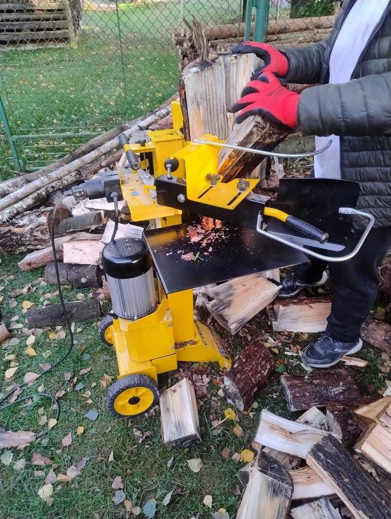 Łuparka Do Drewna Elektryczna Rębak Hydrauliczna 3000W 7 T CEDRUS