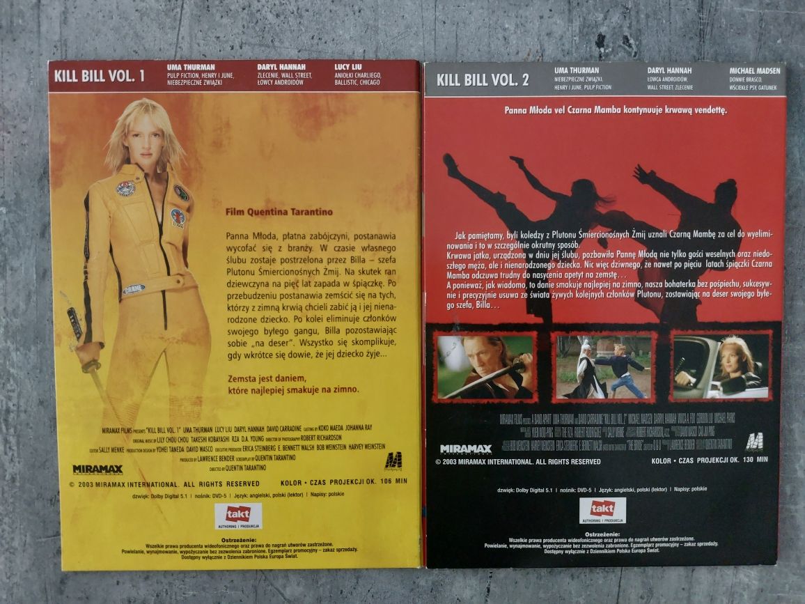 Kolekcja filmów Kill Bill