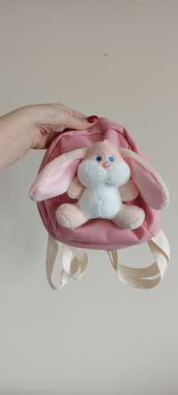 Nowy różowy plecak plecaczek do żłobka przedszkola dla przedszkolaka k