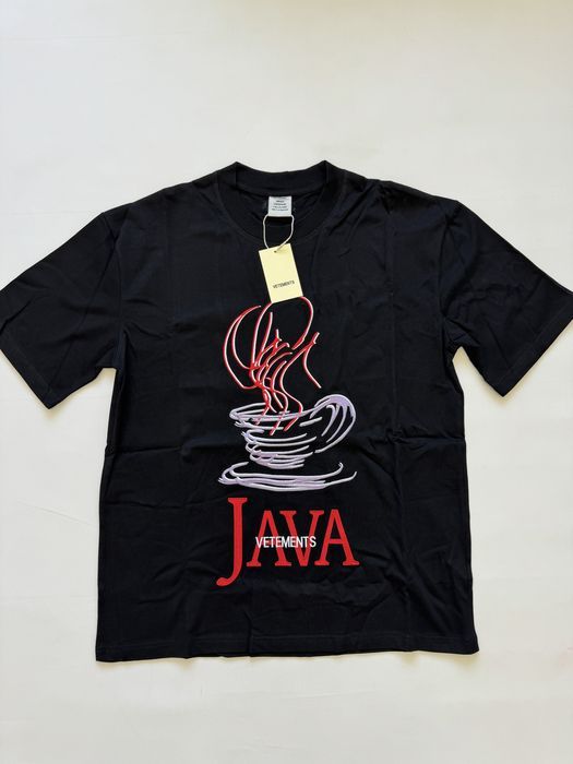 футболка Vetements Java 2024 M L 2024