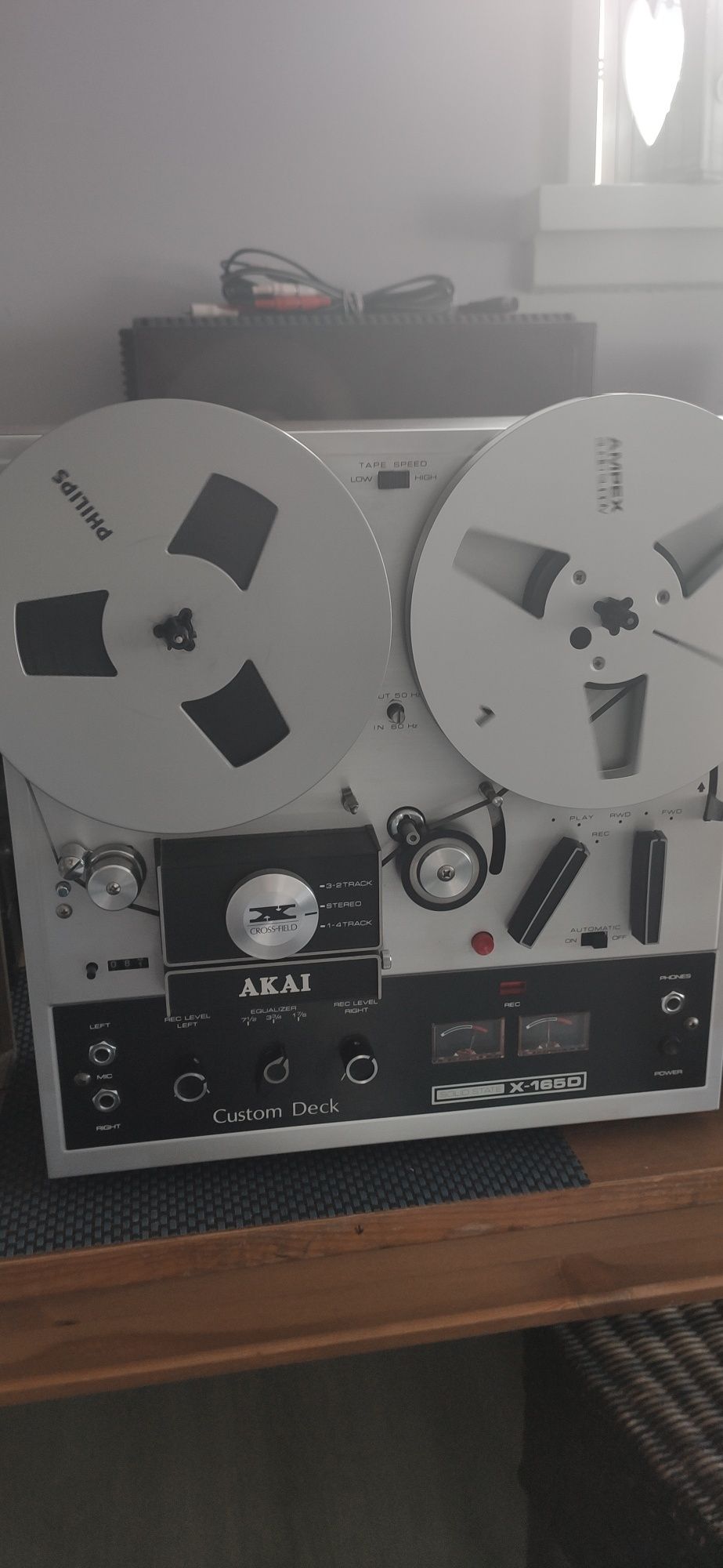 Magnetofon szpulowy Akai X-165D