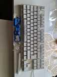 Teclado Branco Mecânico Switch Azul Ducky one 2