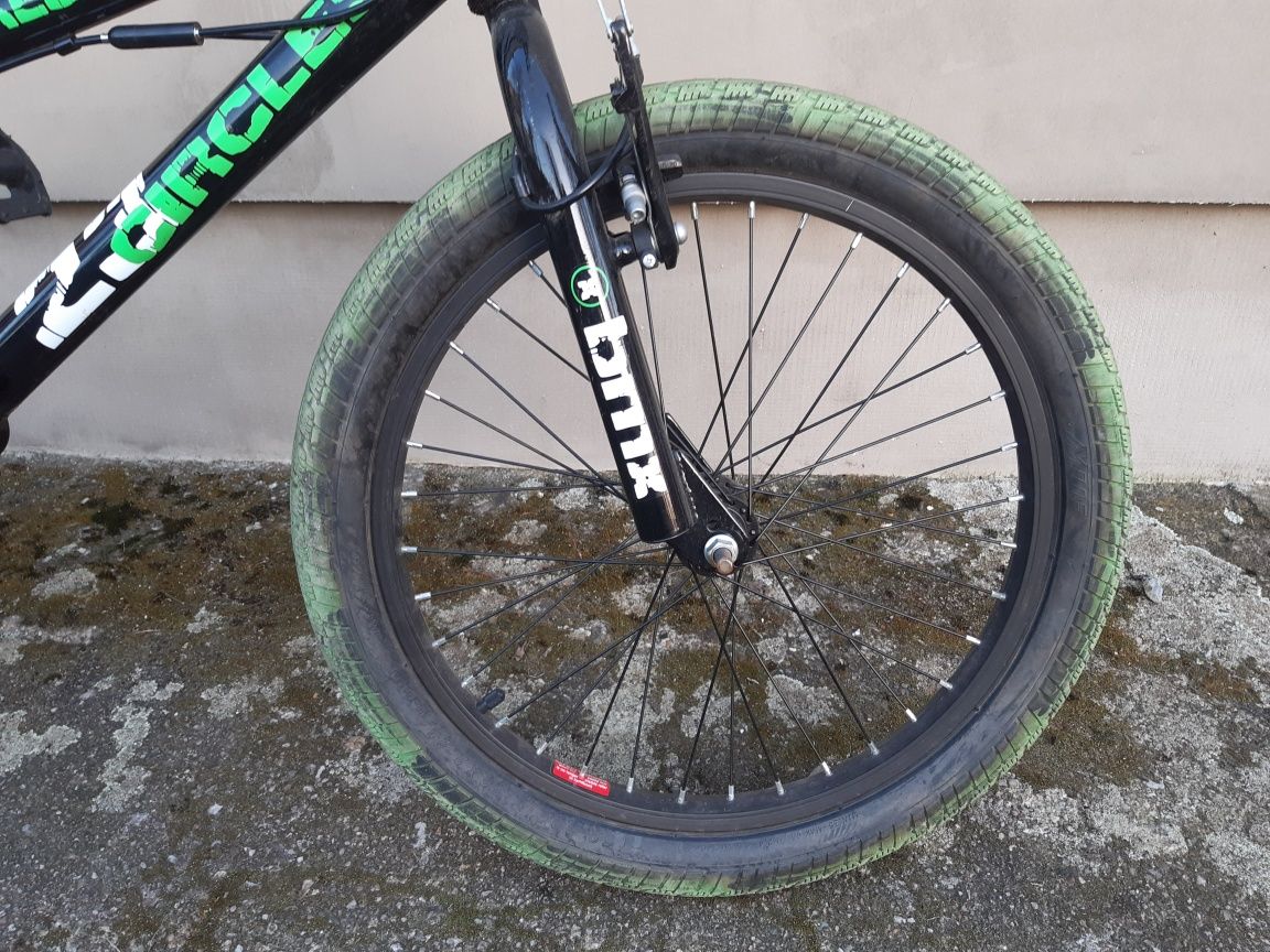 Rower BMX 20 Pegi Rotor 360 grube opony tricki uni