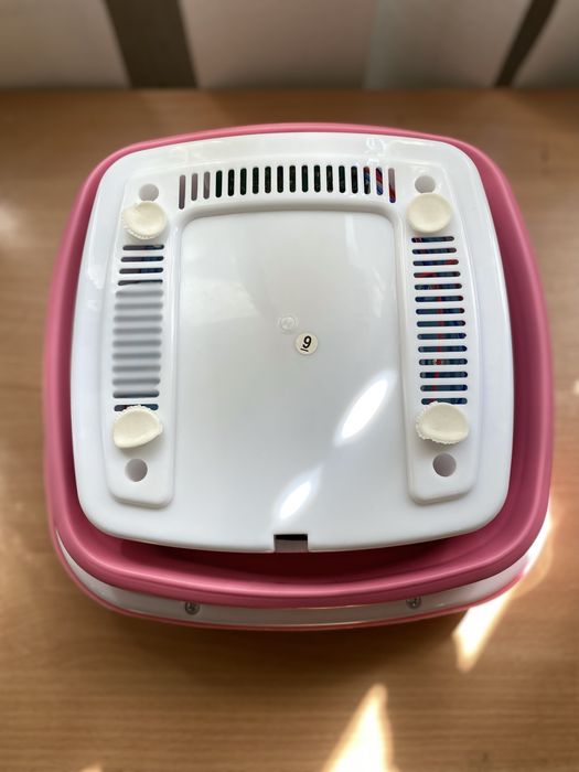 Мініатюрна пральна машинка (рожева) повний набір (нова)