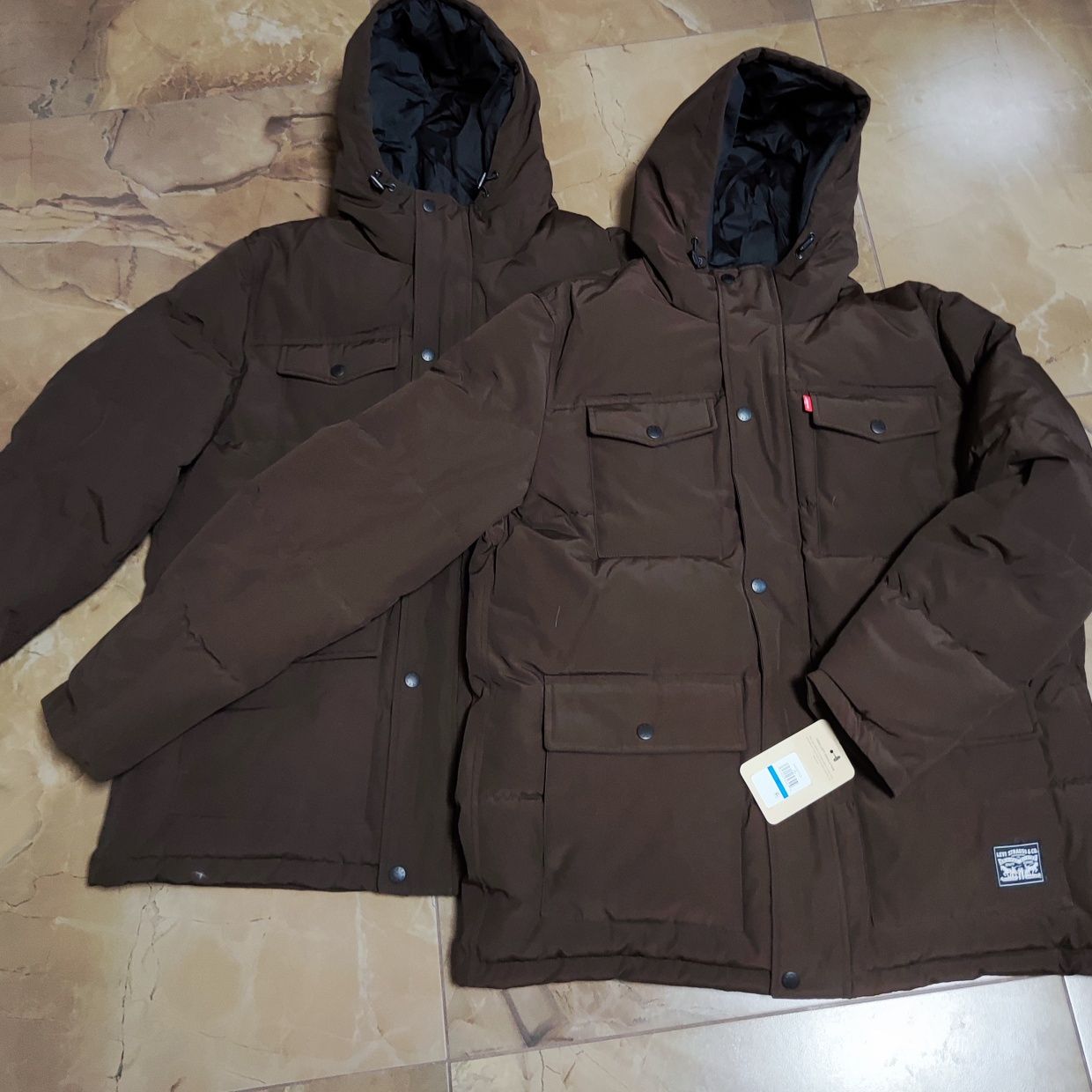 Зимняя теплая куртка парка Levis Размер XL Оригинал Левайс Левис