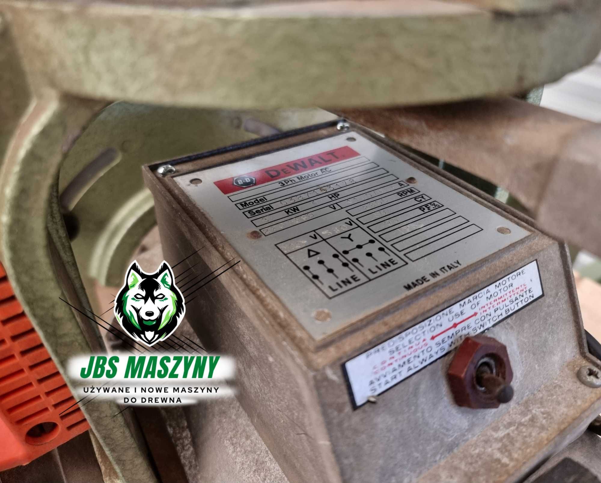 Piła radialna pilarka DeWALT 3kw Poprzeczna