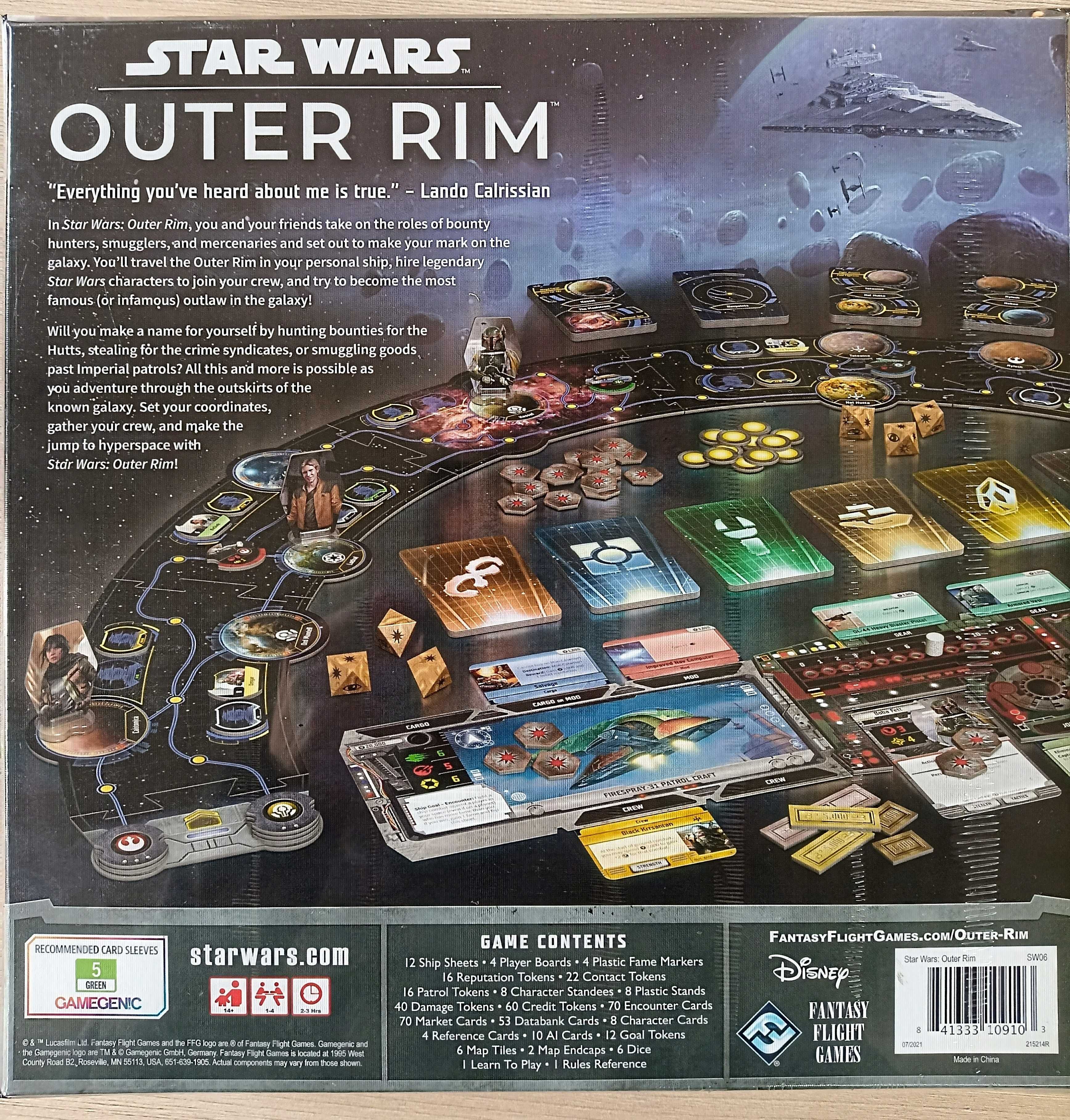 Настольная игра Star Wars Outer RIM