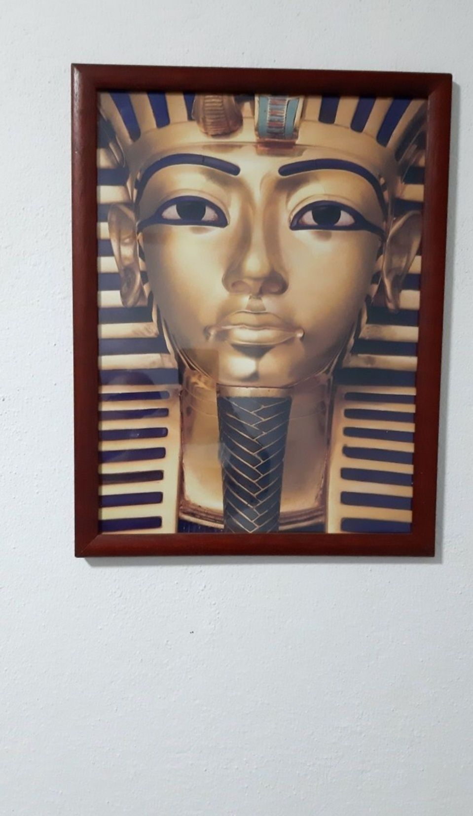 Quadro com moldura de parede Tela pintura tutankhamon Egipto