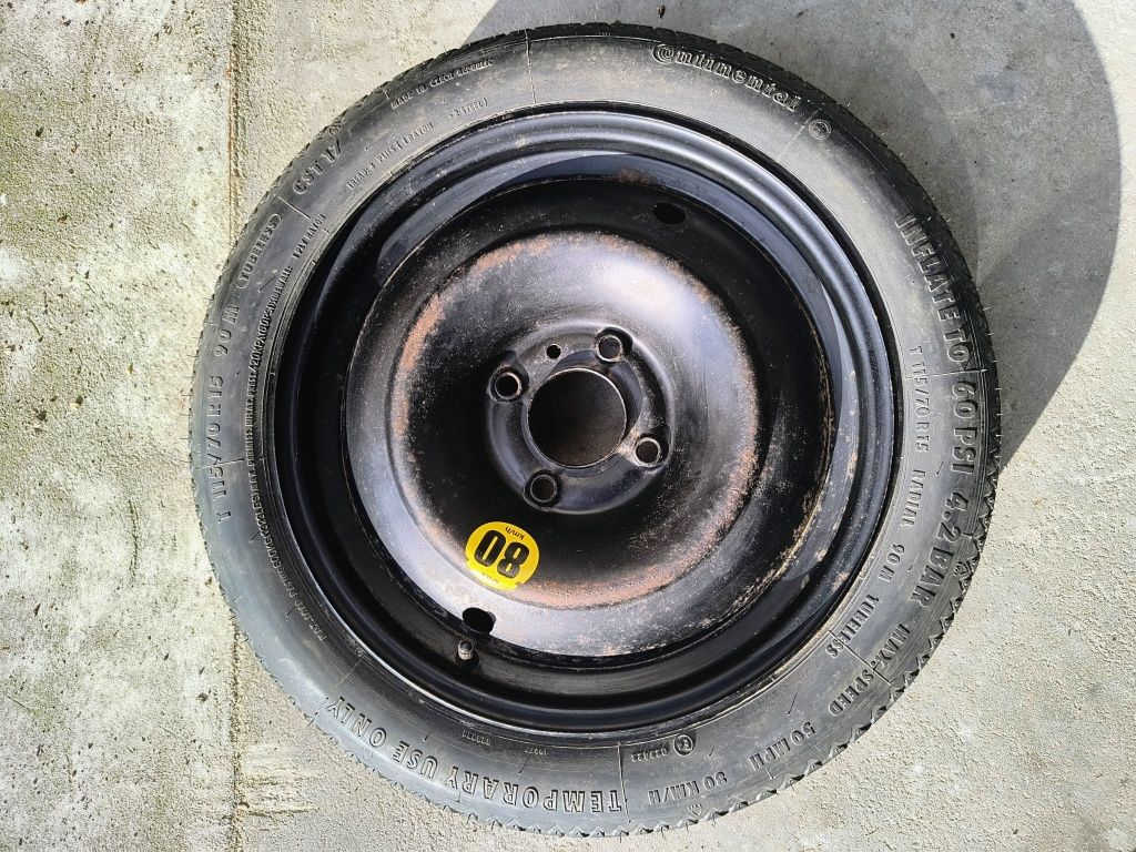 Dojazdówka Michelin 15" 4x108 ET14 Opona Continental