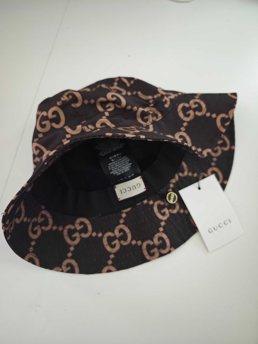 Chapéu Gucci GG Supreme Bucket Monogram