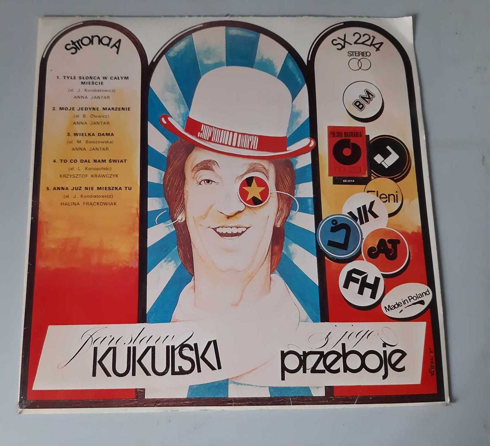 Płyta winylowa analogowa winyl - Jarosław Kukulski i jego przeboje