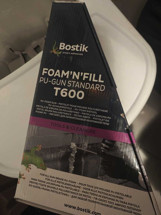 Bostik pistolet do pianki nowy nie uzywany