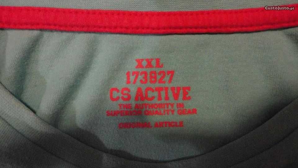 T-shirt de homem azul CS Active Sendai 19