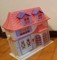 casa de boneca infantil plastico brinquedo